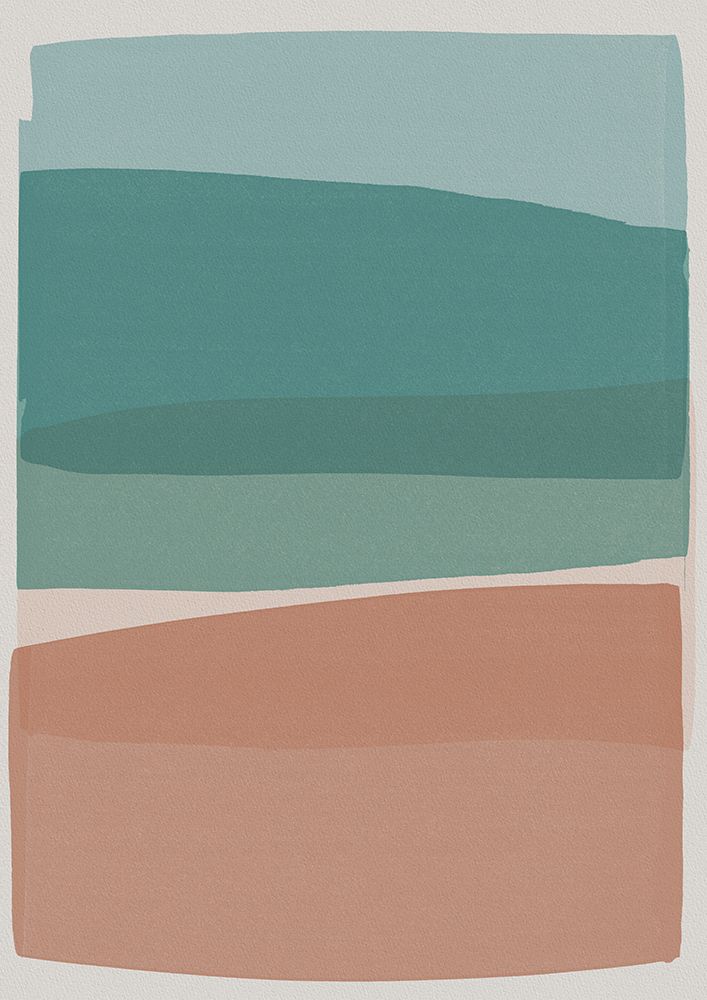 Modern Turquoise And Pink art print by Orara Studio for $57.95 CAD