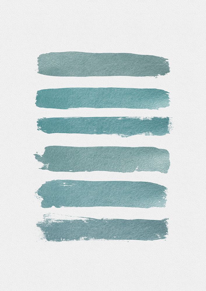 Ombre Turquoise art print by Orara Studio for $57.95 CAD