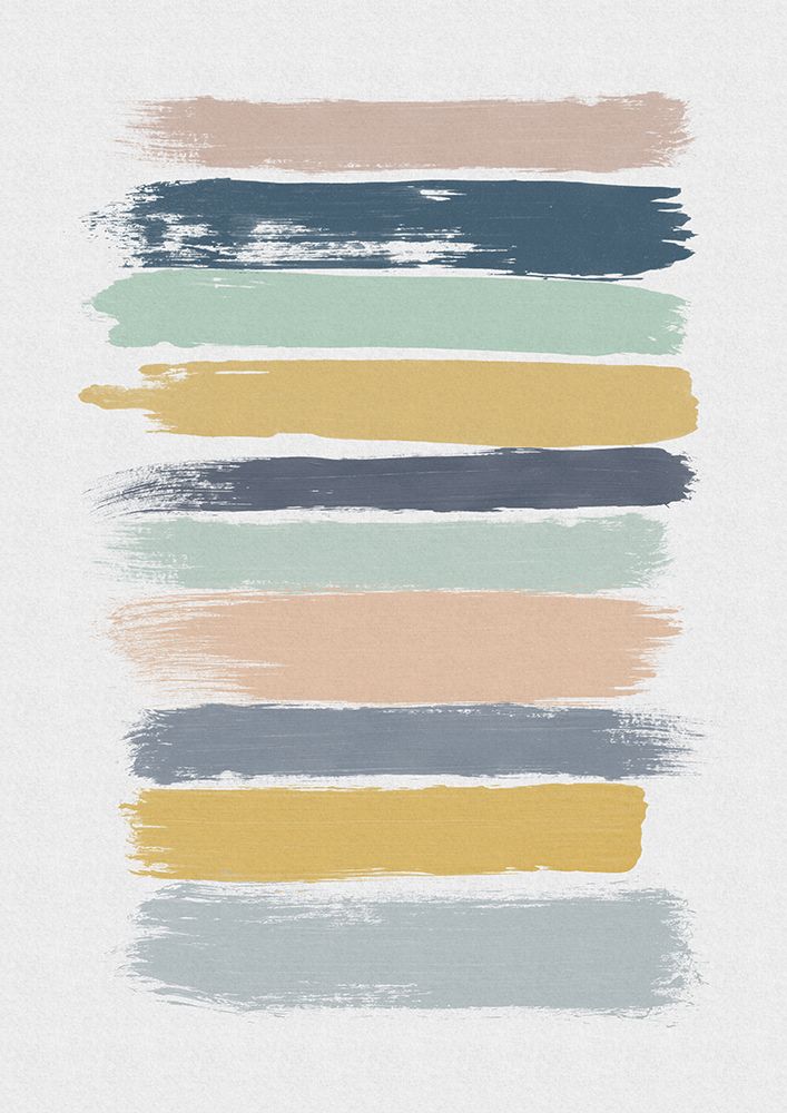 Pastel Stripes art print by Orara Studio for $57.95 CAD
