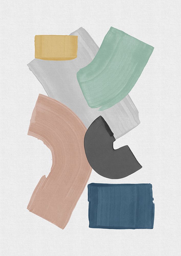 Pastel Paint Blocks art print by Orara Studio for $57.95 CAD