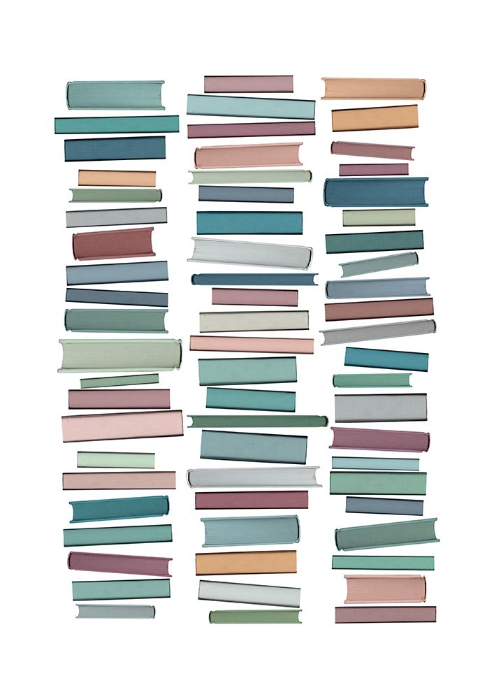 Books Pastel art print by Orara Studio for $57.95 CAD