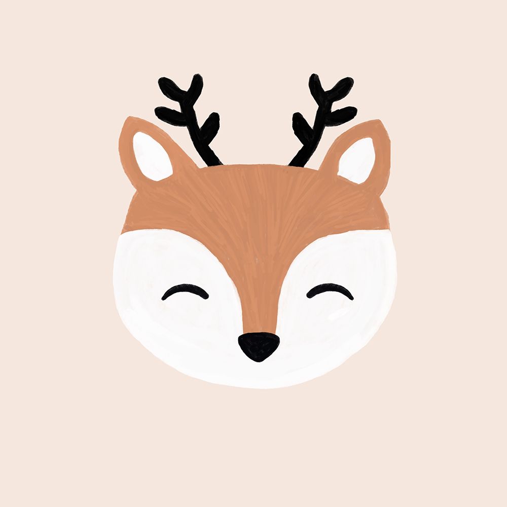 Blush Deer art print by Orara Studio for $57.95 CAD