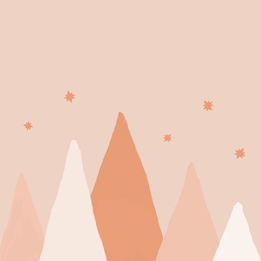 Blush Mountains art print by Orara Studio for $57.95 CAD