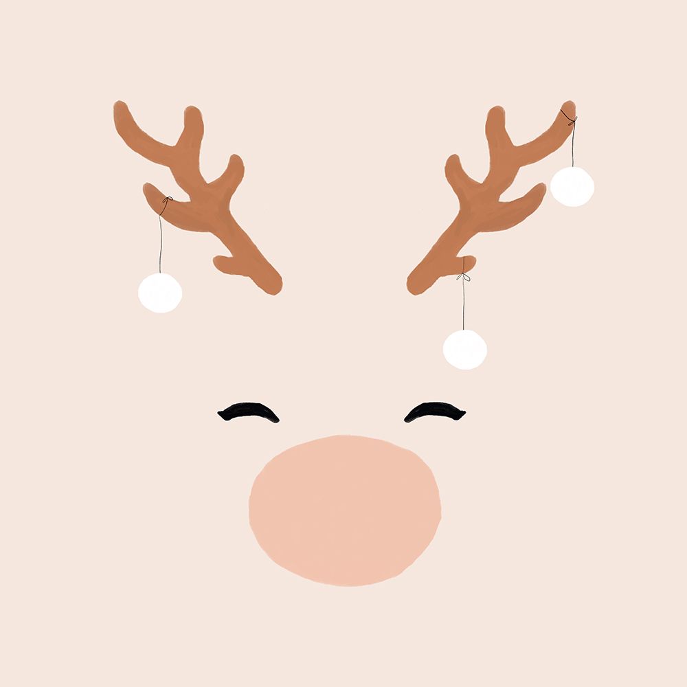 Deer A Baubles art print by Orara Studio for $57.95 CAD