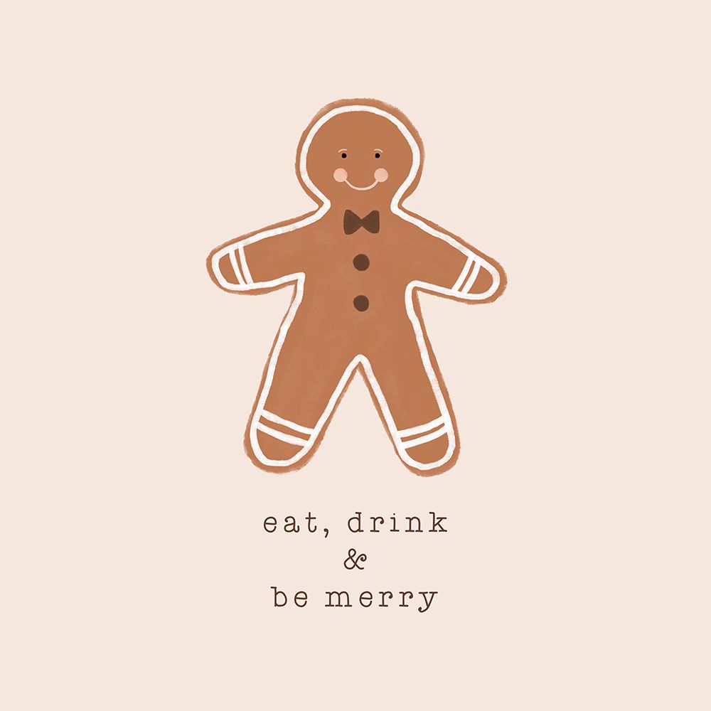 Eat Drink A Be Merry art print by Orara Studio for $57.95 CAD
