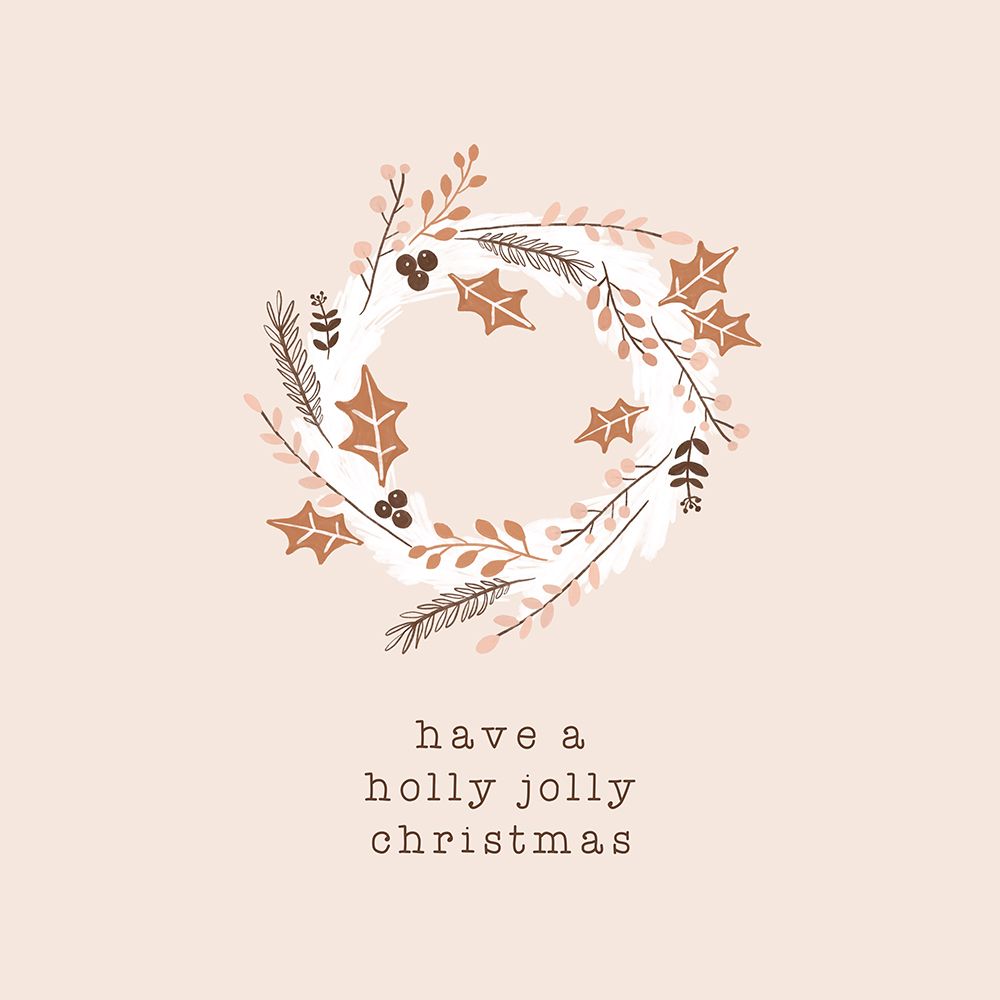 Have A Holly Jolly Christmas art print by Orara Studio for $57.95 CAD
