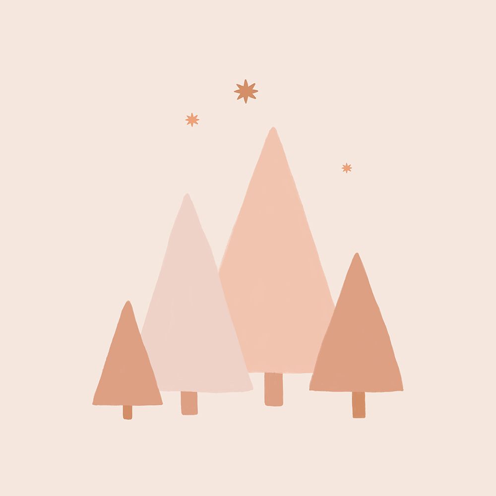 Minimal Trees A Stars art print by Orara Studio for $57.95 CAD