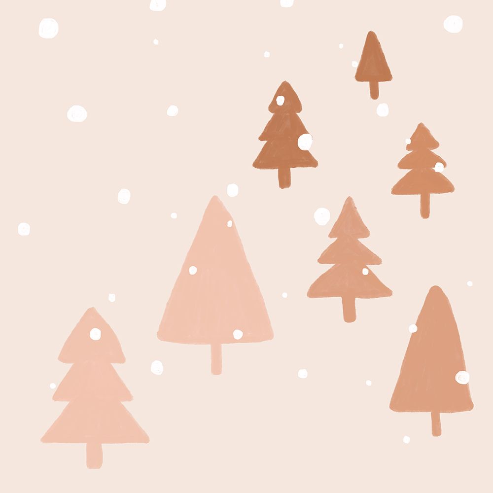 Pastel Winter Trees art print by Orara Studio for $57.95 CAD