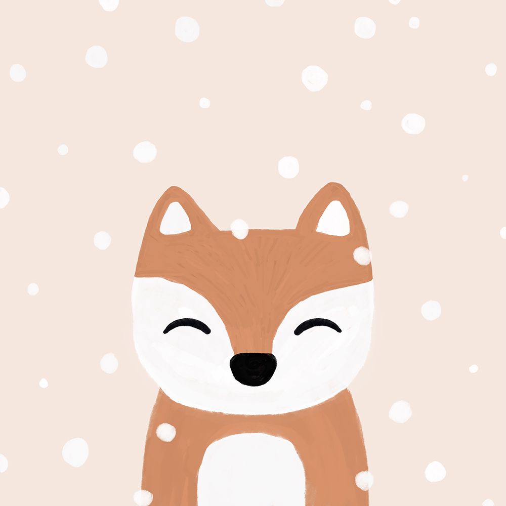 Snow A Fox art print by Orara Studio for $57.95 CAD