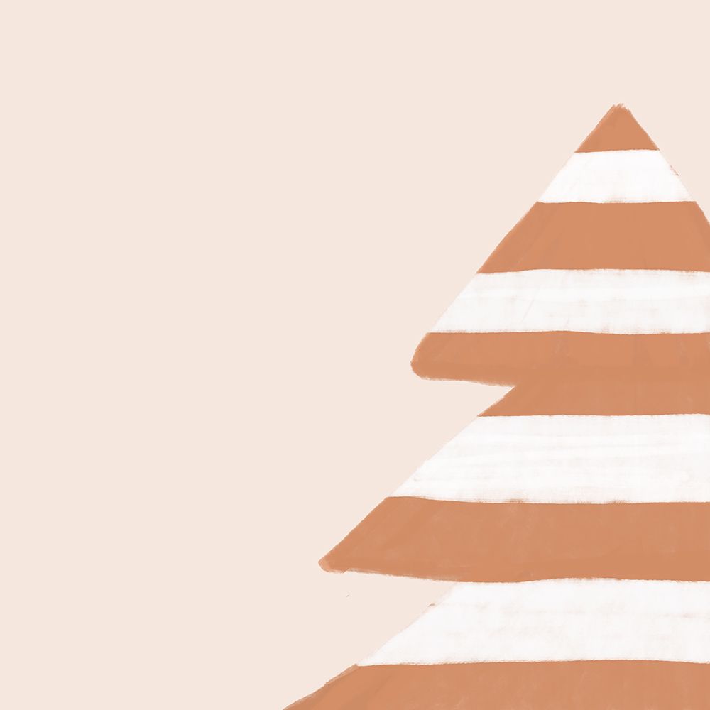 Stripey Xmas Tree art print by Orara Studio for $57.95 CAD