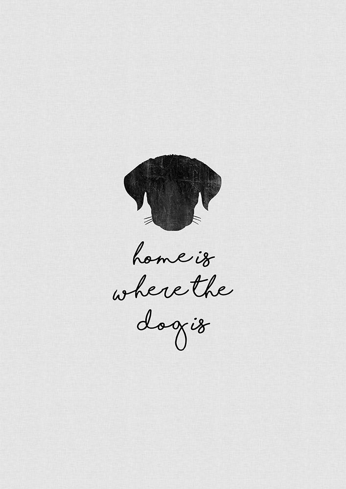 Home Is Where The Dog Is art print by Orara Studio for $57.95 CAD