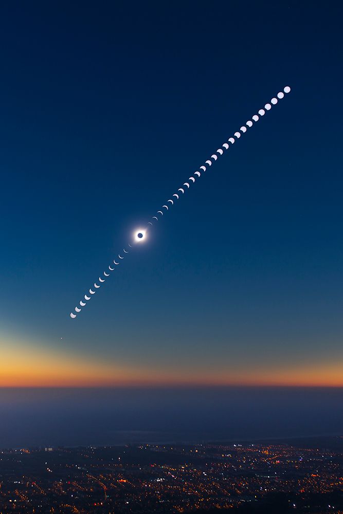 Solar Eclipse art print by Tengyu Cai for $57.95 CAD