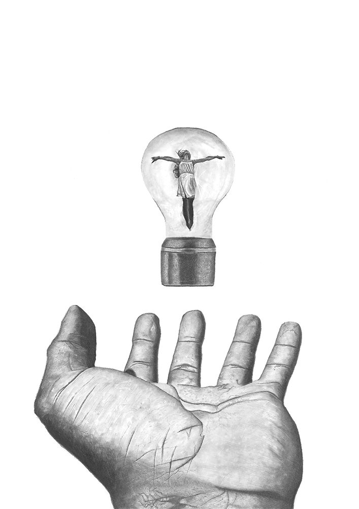 Levitation art print by Akin Durodola for $57.95 CAD