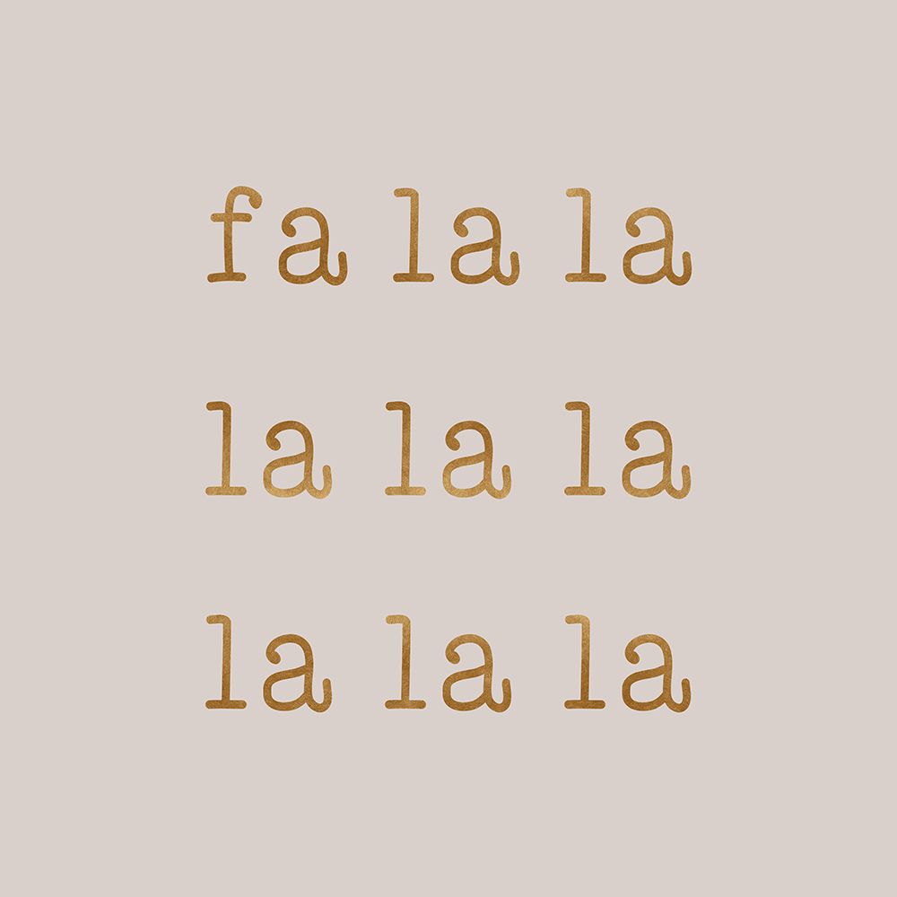 Xmas Fa La La art print by Orara Studio for $57.95 CAD