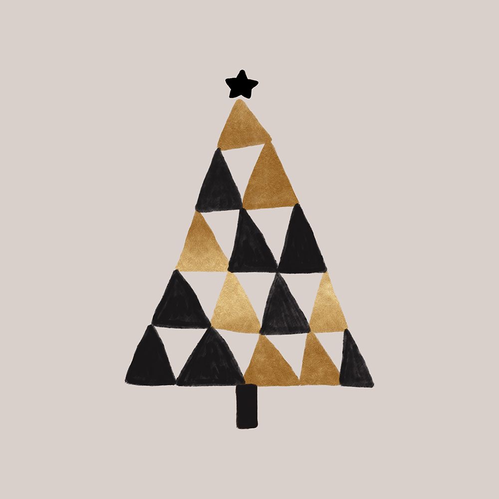 Xmas Geometric art print by Orara Studio for $57.95 CAD