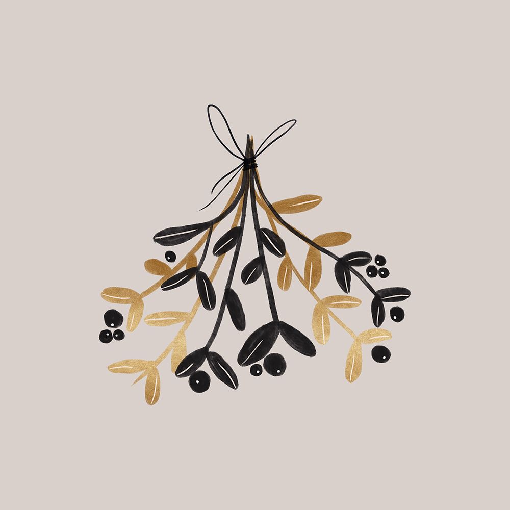 Xmas Mistletoe art print by Orara Studio for $57.95 CAD
