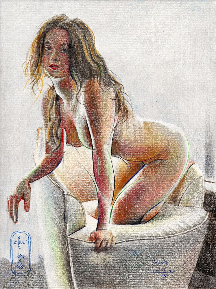 Nina - 05-09-23 art print by Corne Akkers for $57.95 CAD
