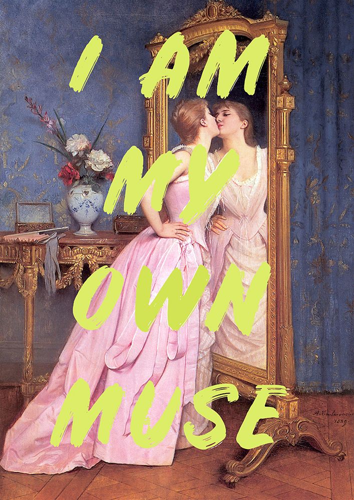 Myownmuseyellow2 Ratioiso art print by Grace Digital Art for $57.95 CAD