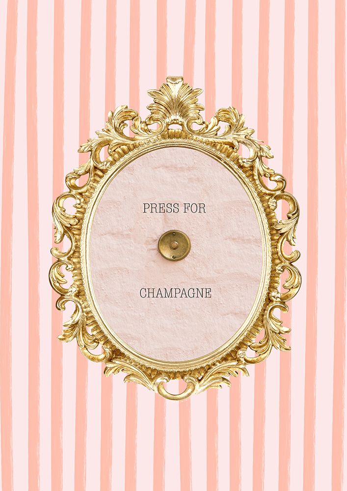 Champagnestriped4 Ratioiso art print by Grace Digital Art for $57.95 CAD