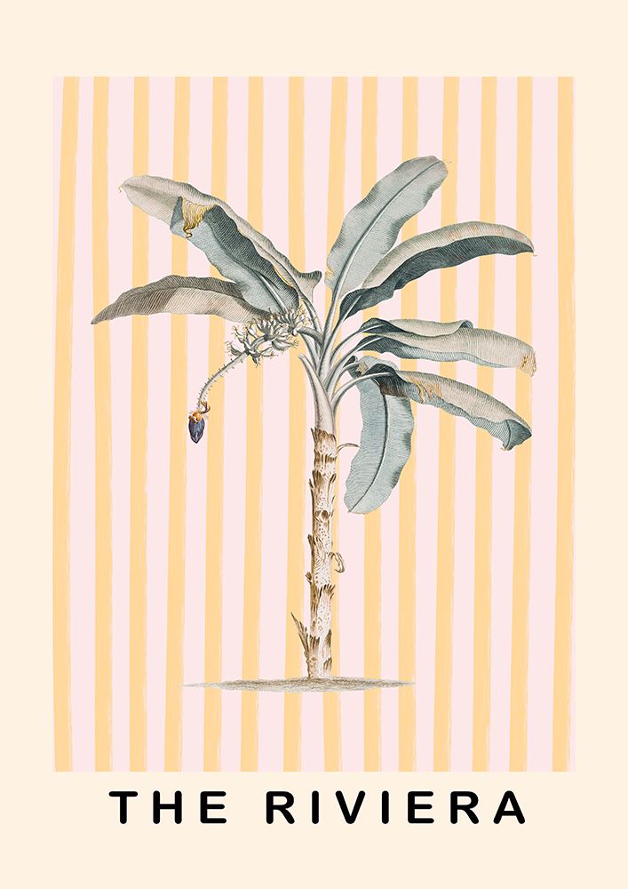 Pink And Yellow Palm Tree art print by Grace Digital Art for $57.95 CAD