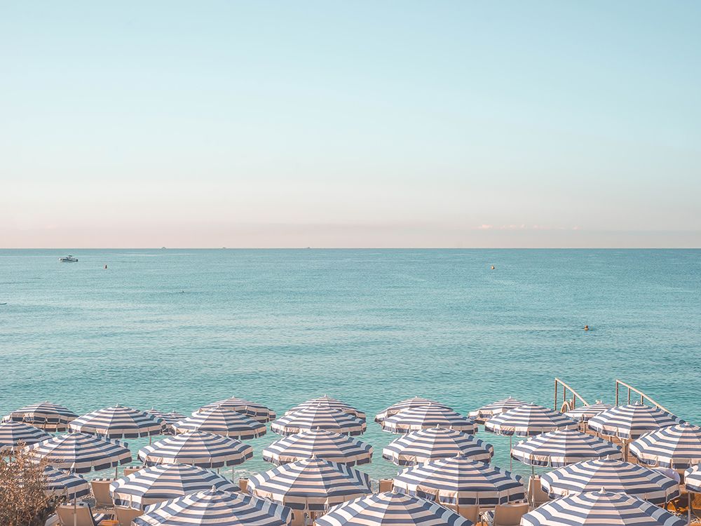 Riviera Beach Umbrellas art print by Grace Digital Art for $57.95 CAD