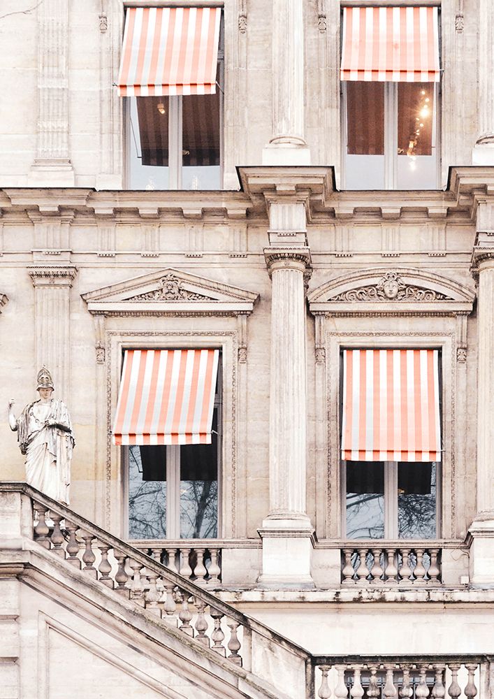 Striped Paris Awning art print by Grace Digital Art for $57.95 CAD