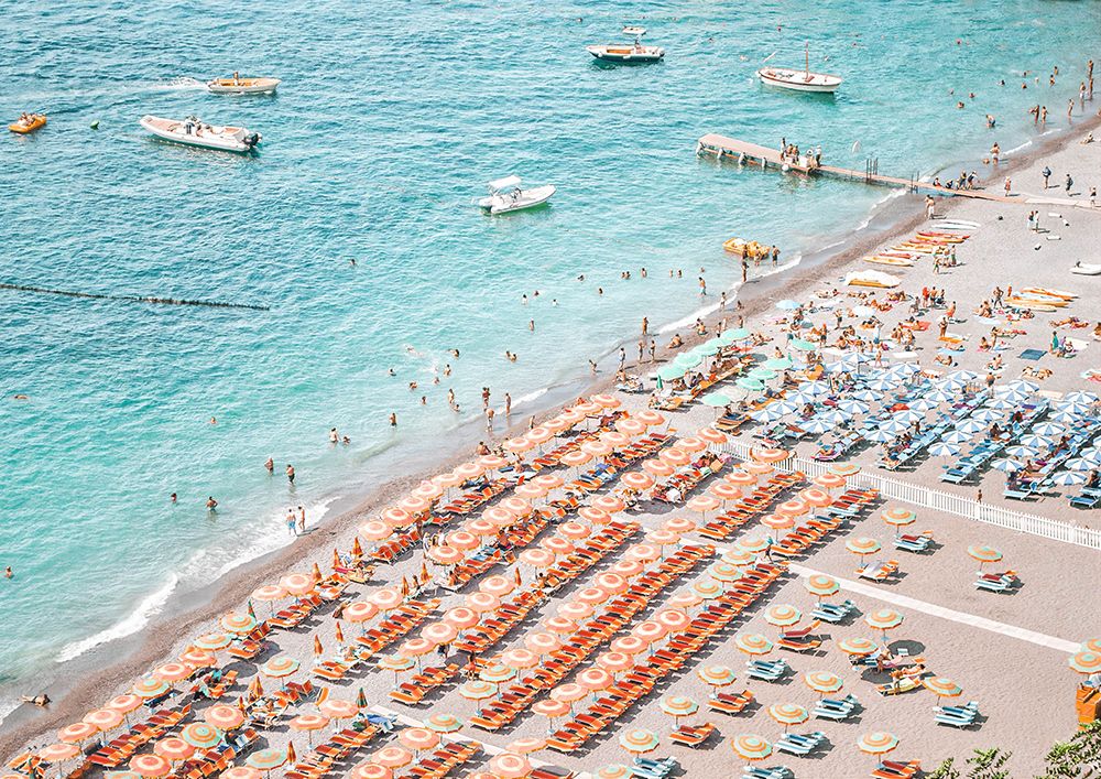 Positano Beach art print by Grace Digital Art for $57.95 CAD