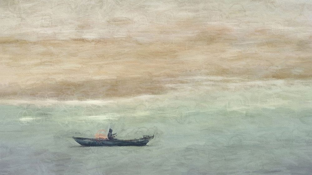 The Young Man And The Sea art print by Lucie Gagnon for $57.95 CAD