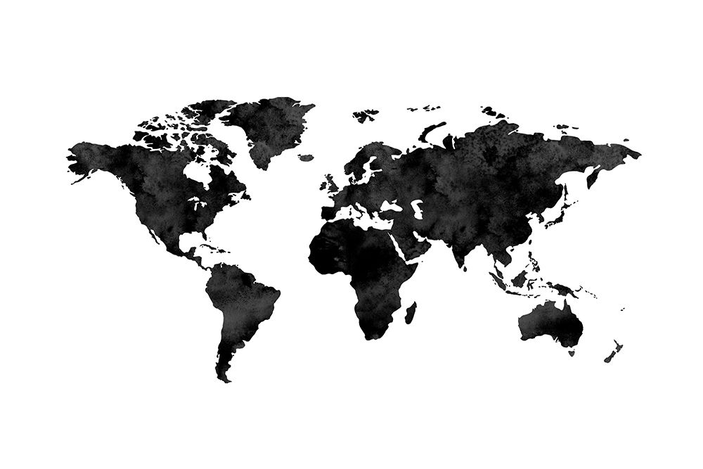 World Map No.1 art print by The Miuus Studio for $57.95 CAD