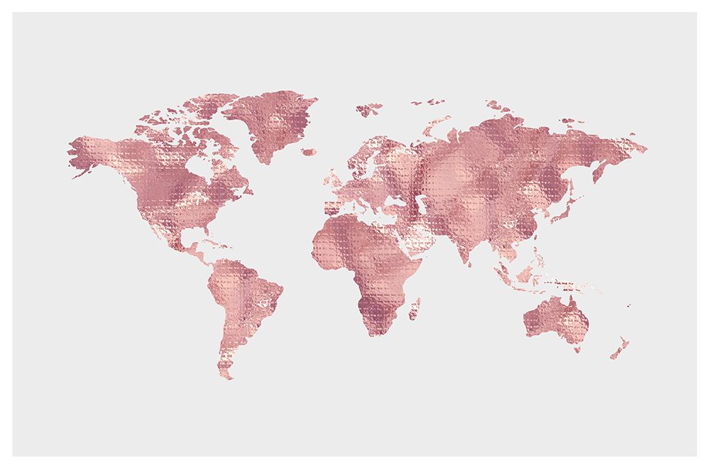 World Map No.2 art print by The Miuus Studio for $57.95 CAD