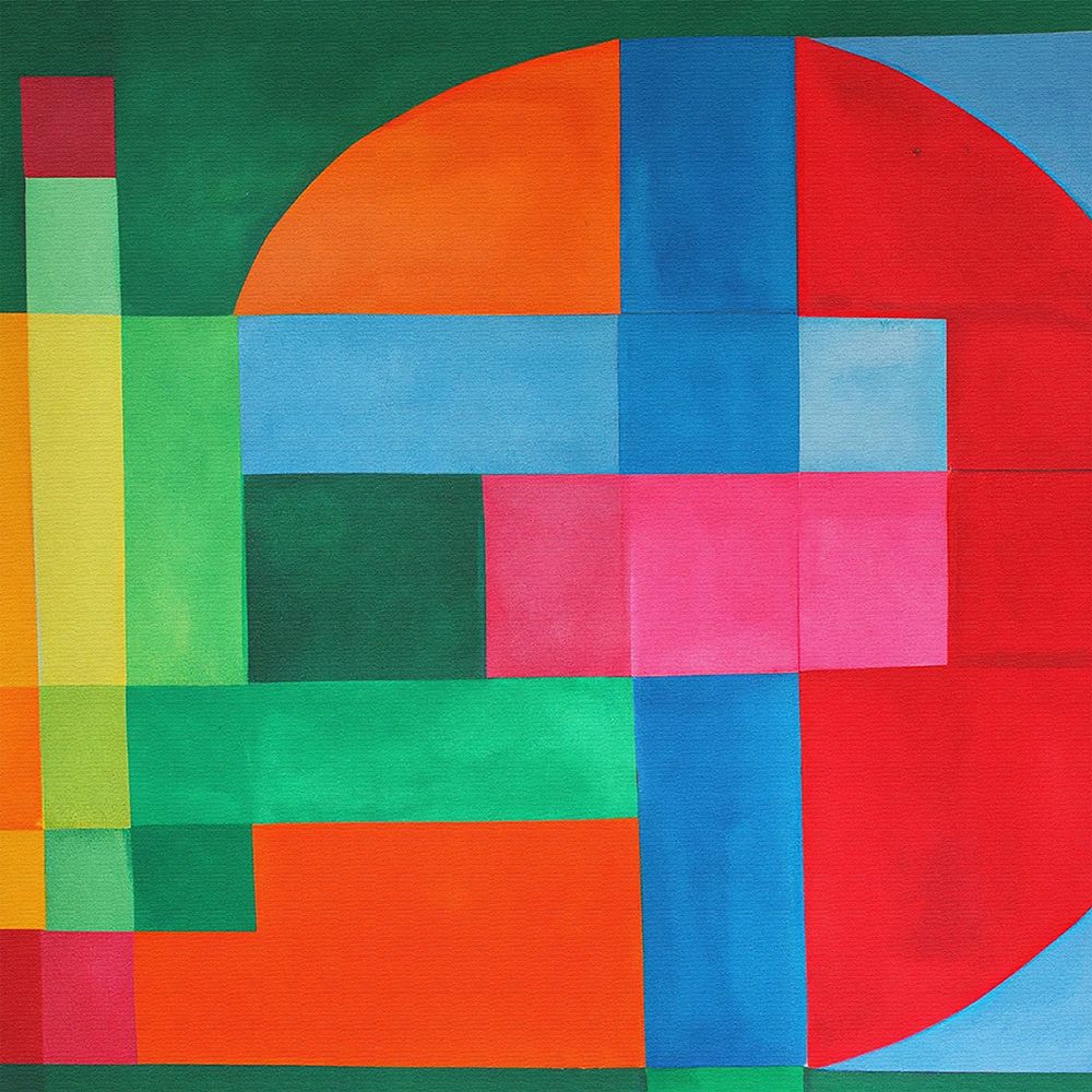 Modern Vibrant Painting No.1 art print by The Miuus Studio for $57.95 CAD