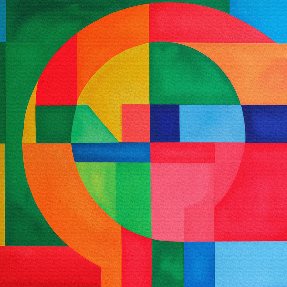Modern Vibrant Painting No.2 art print by The Miuus Studio for $57.95 CAD