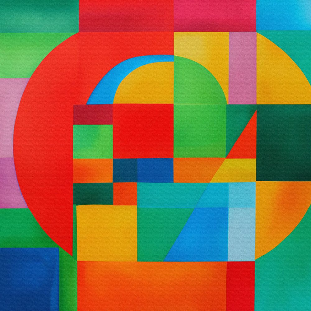 Modern Vibrant Painting No.3 art print by The Miuus Studio for $57.95 CAD