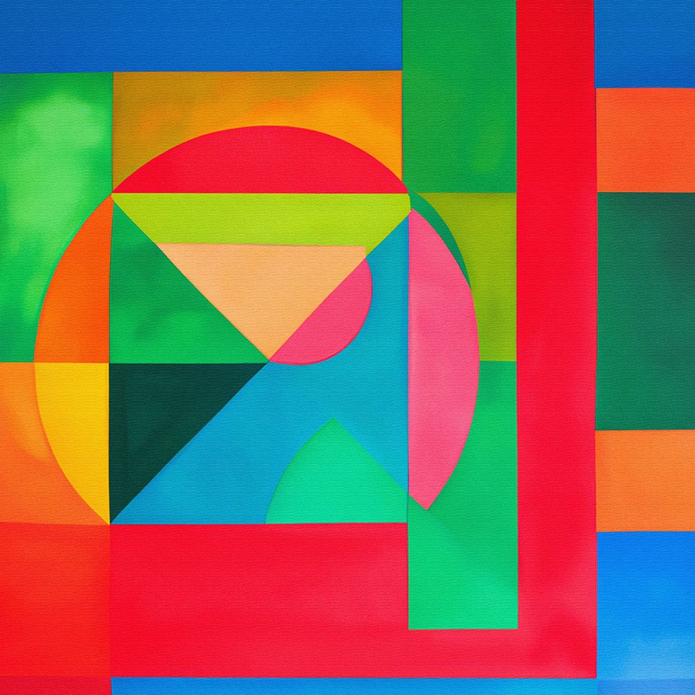 Modern Vibrant Painting No.4 art print by The Miuus Studio for $57.95 CAD