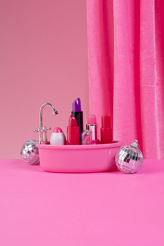 Lipstick Bathtub art print by Julia Ramiro for $57.95 CAD