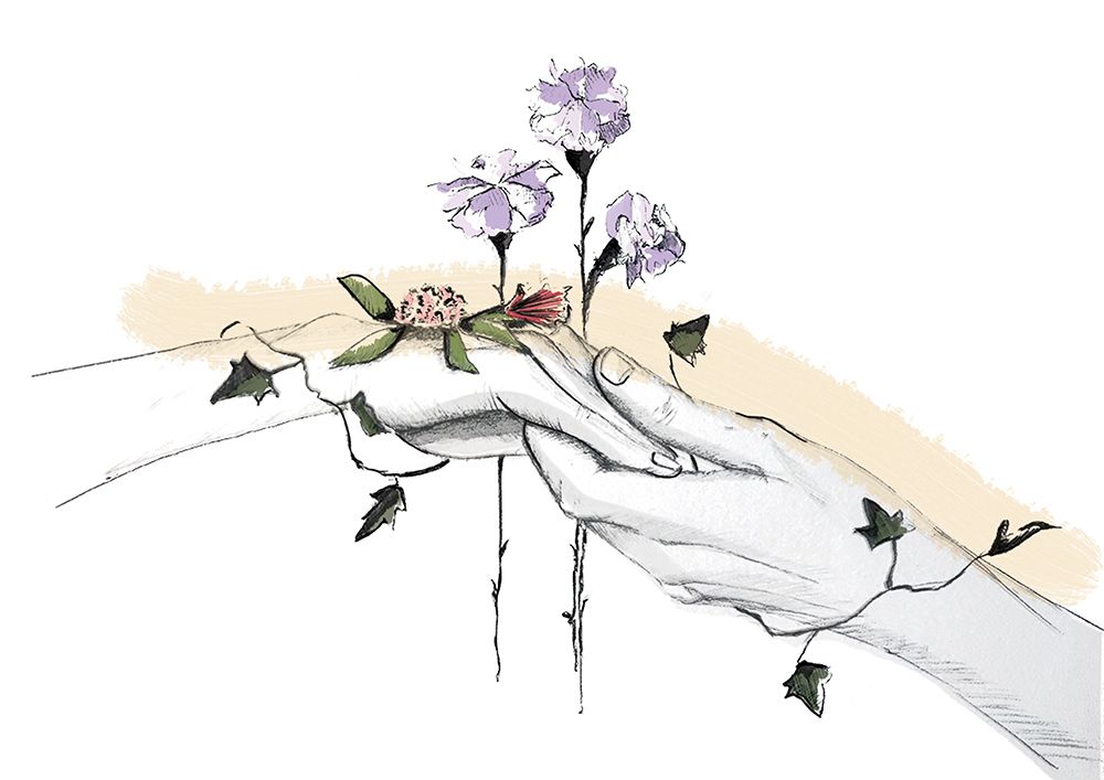 Mains Fleuries art print by Laura Gervais for $57.95 CAD