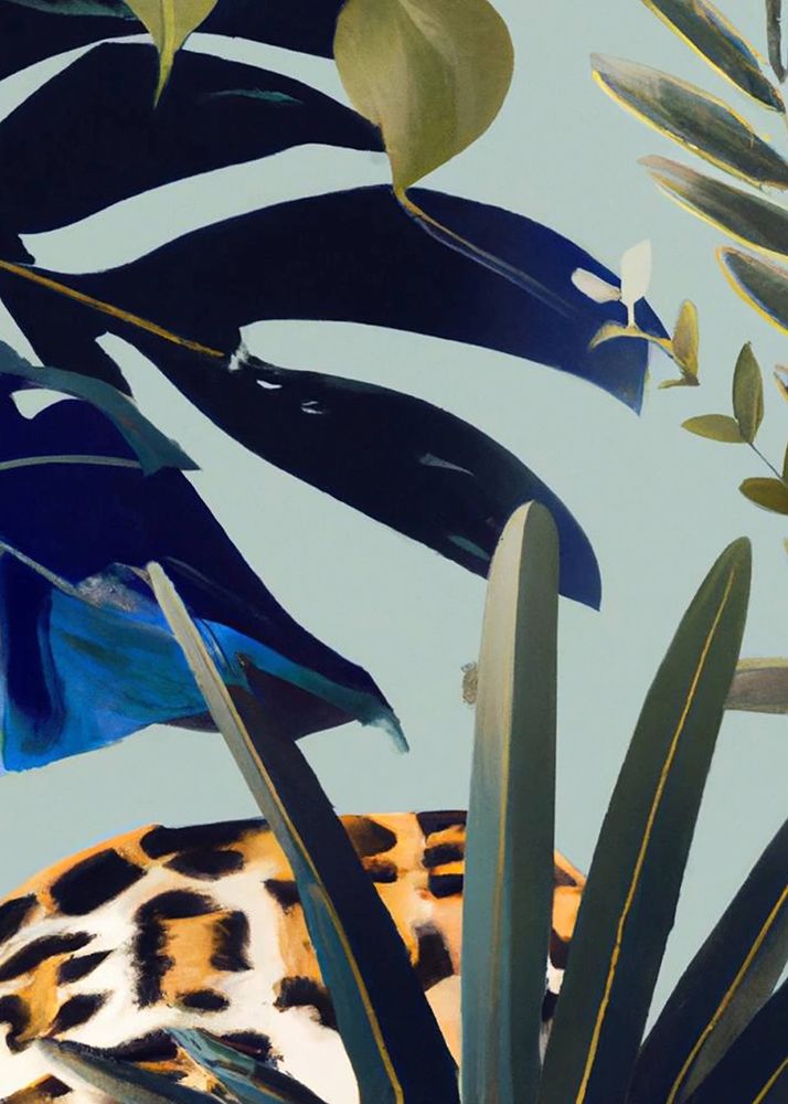 Hidden Leopard art print by Merel Takken for $57.95 CAD