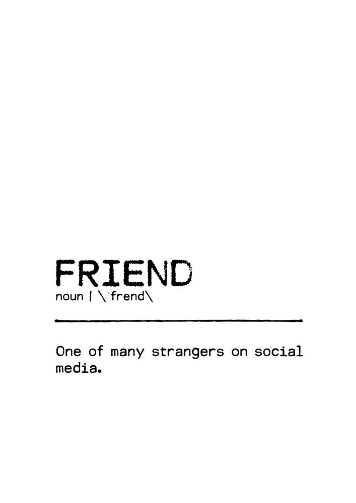 Quote Friend Stranger art print by Orara Studio for $57.95 CAD
