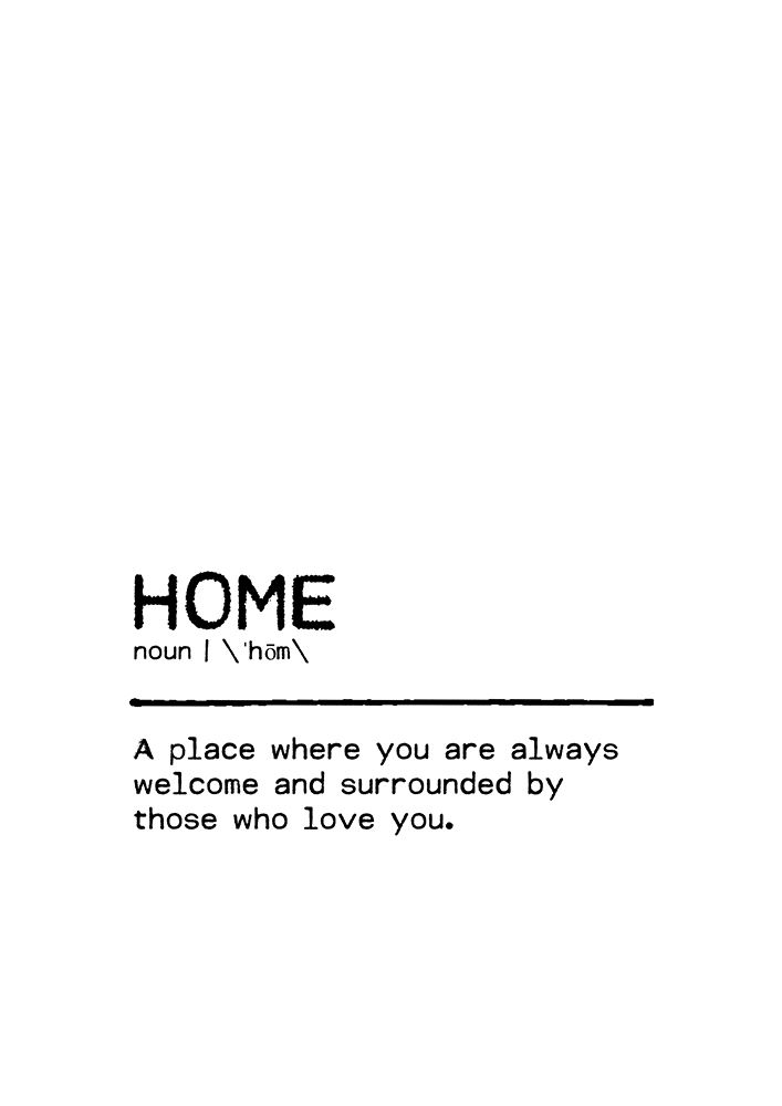 Quote Home Love art print by Orara Studio for $57.95 CAD