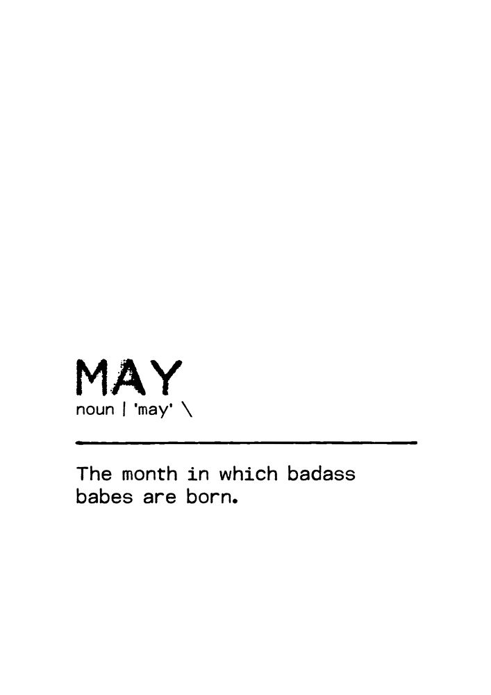 Quote May Badass art print by Orara Studio for $57.95 CAD