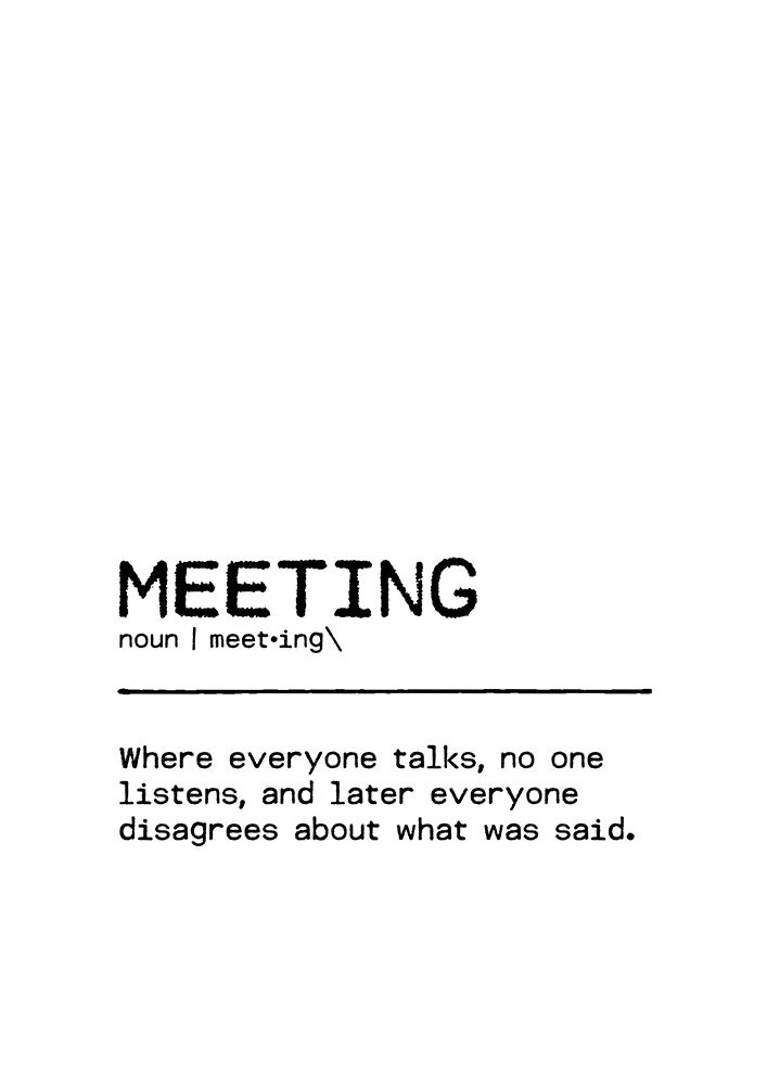 Quote Meeting Disagree art print by Orara Studio for $57.95 CAD