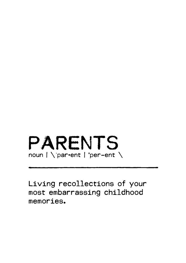 Quote Parents Childhood art print by Orara Studio for $57.95 CAD