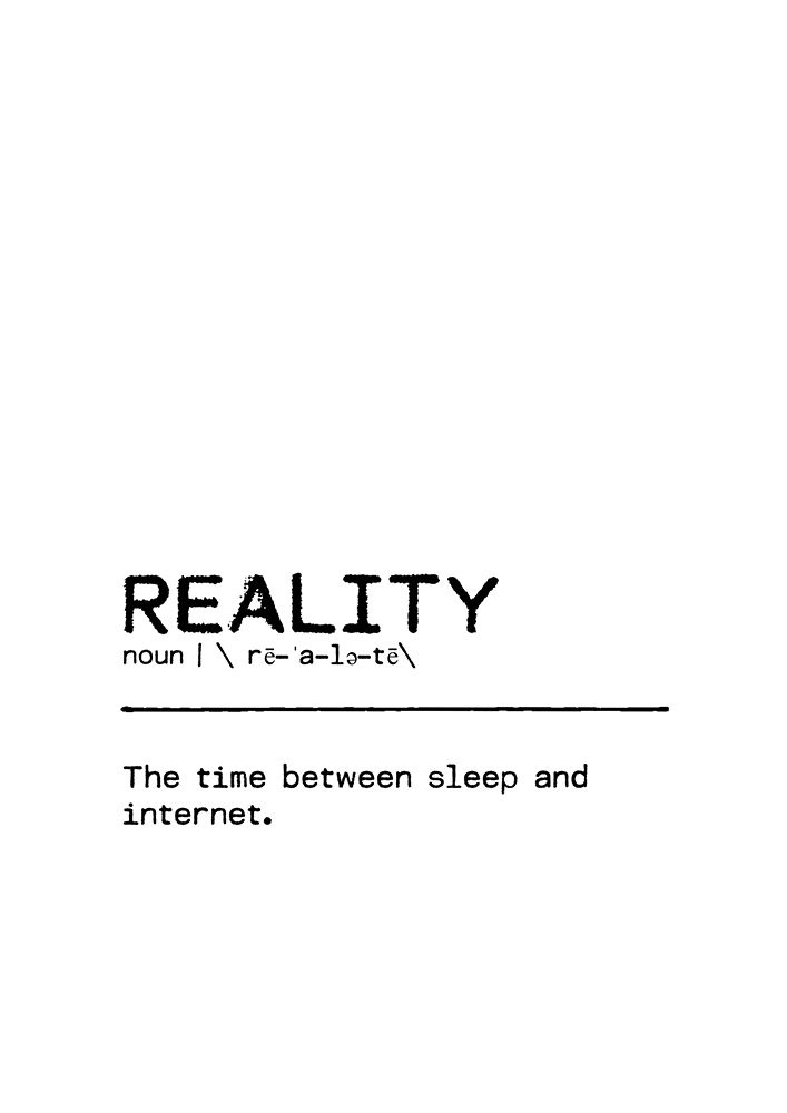 Quote Reality art print by Orara Studio for $57.95 CAD