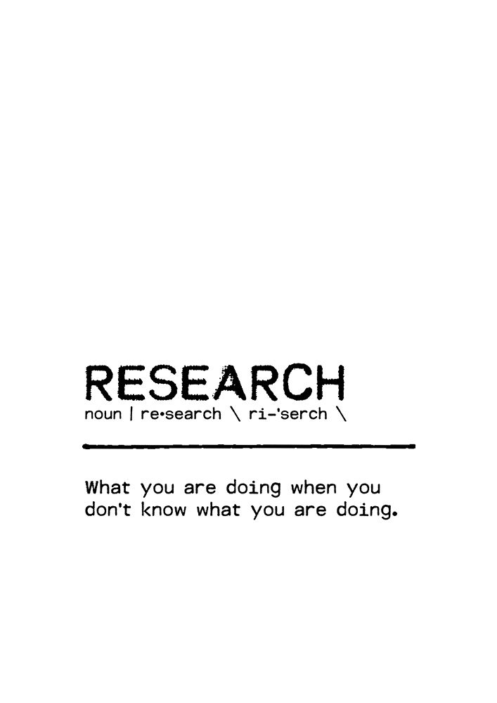 Quote Research art print by Orara Studio for $57.95 CAD