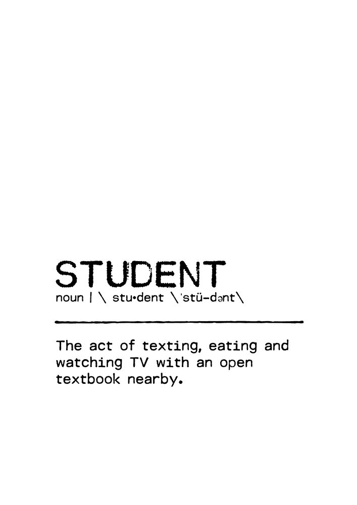 Quote Student art print by Orara Studio for $57.95 CAD