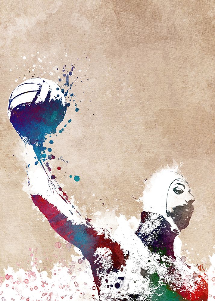 Water Polo Sport Art art print by Justyna Jaszke for $57.95 CAD