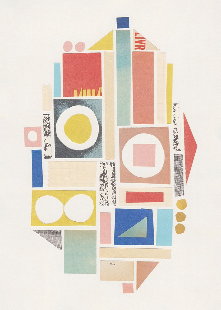 Abstract Mixed Media Collage #7 art print by Alisa Galitsyna for $57.95 CAD