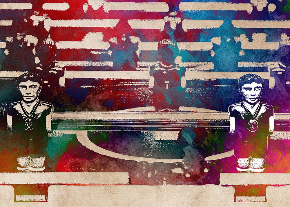Football Player Sport Art art print by Justyna Jaszke for $57.95 CAD