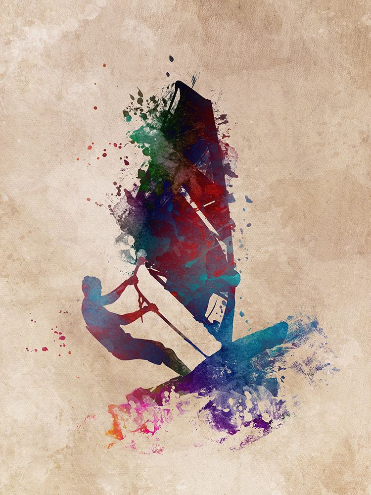 Surfer Sport Art art print by Justyna Jaszke for $57.95 CAD