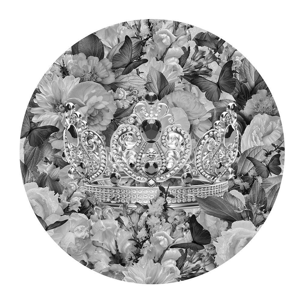 Morning Dream Blooms A Crown Black A White art print by Sue Skellern for $57.95 CAD